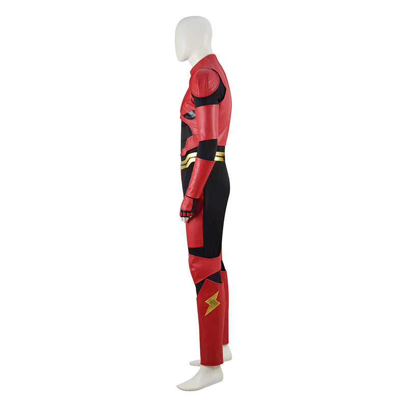 Justice League Movie The Flash Cosplay Barry Allen Costume Red Bodysuit