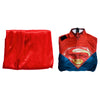 ﻿The Flash Supergirl Cosplay Costume Superhero Jumpsuit Cloak Halloween Suit