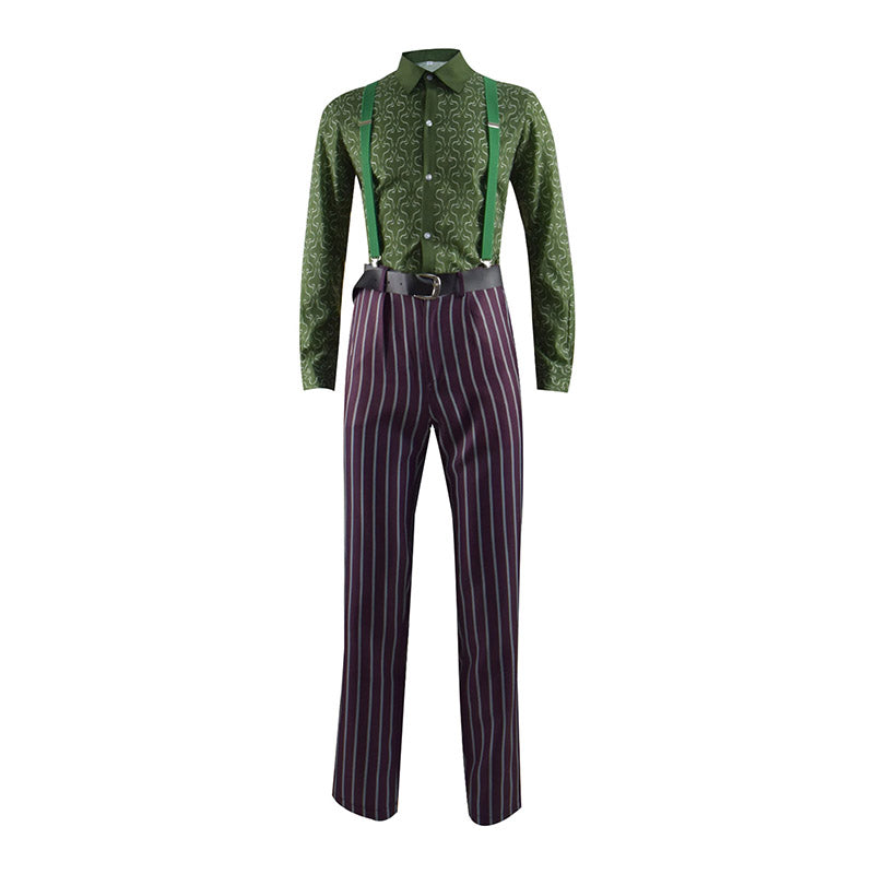 Mortal Kombat 11 The Joker Cosplay Costume Halloween Carnival Suit