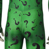 Batman Forever The Riddler Cosplay Costume Jim Carrey Riddler Costume Green Bodysuit