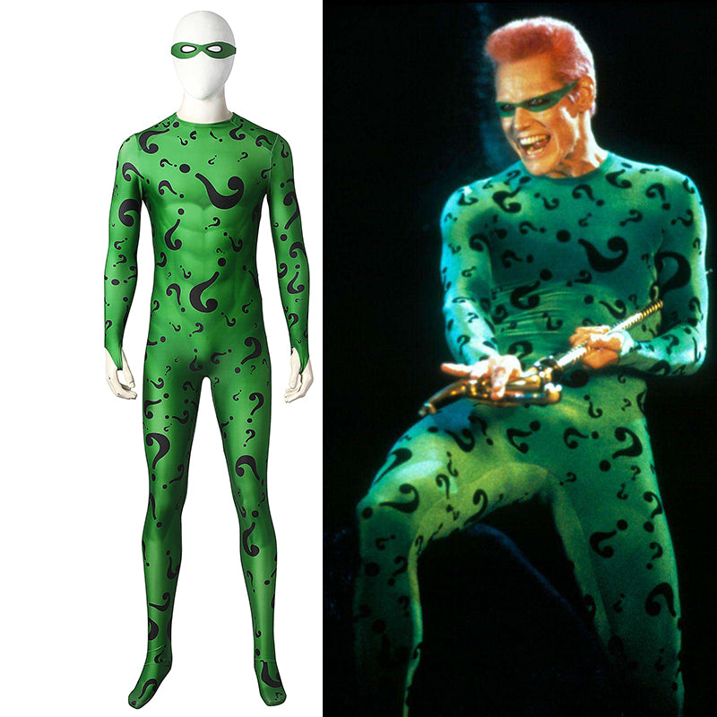 New Riddler Costume Mask The Riddler Jim Carrey Costume