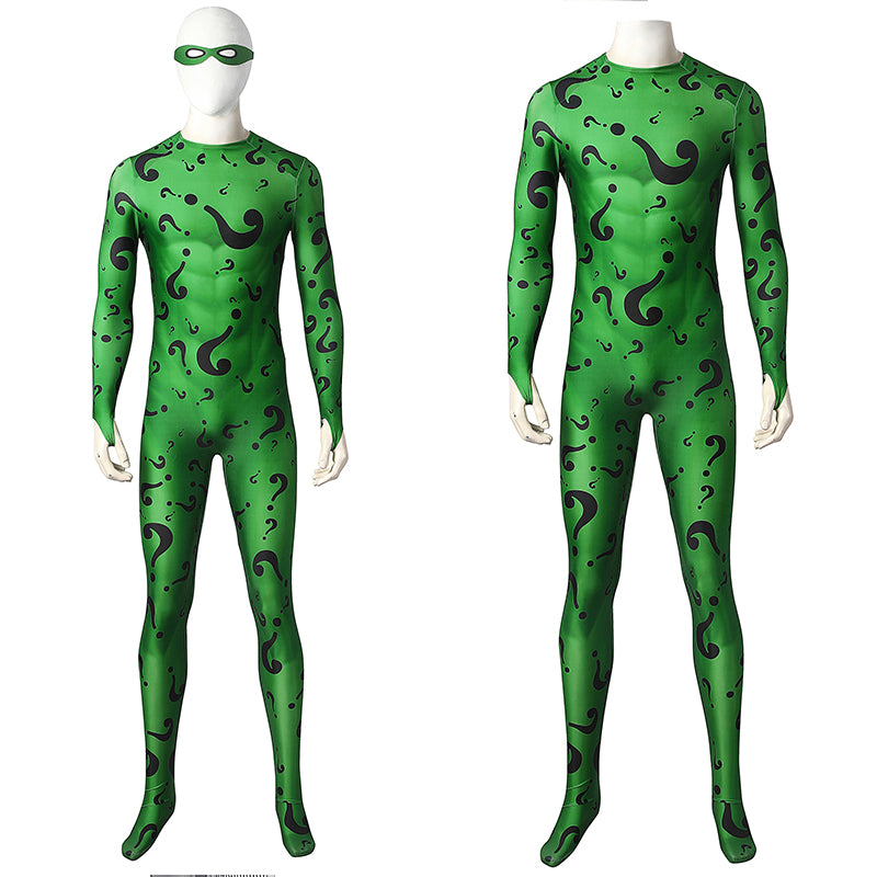 Batman Forever The Riddler Cosplay Costume Jim Carrey Riddler Costume ...