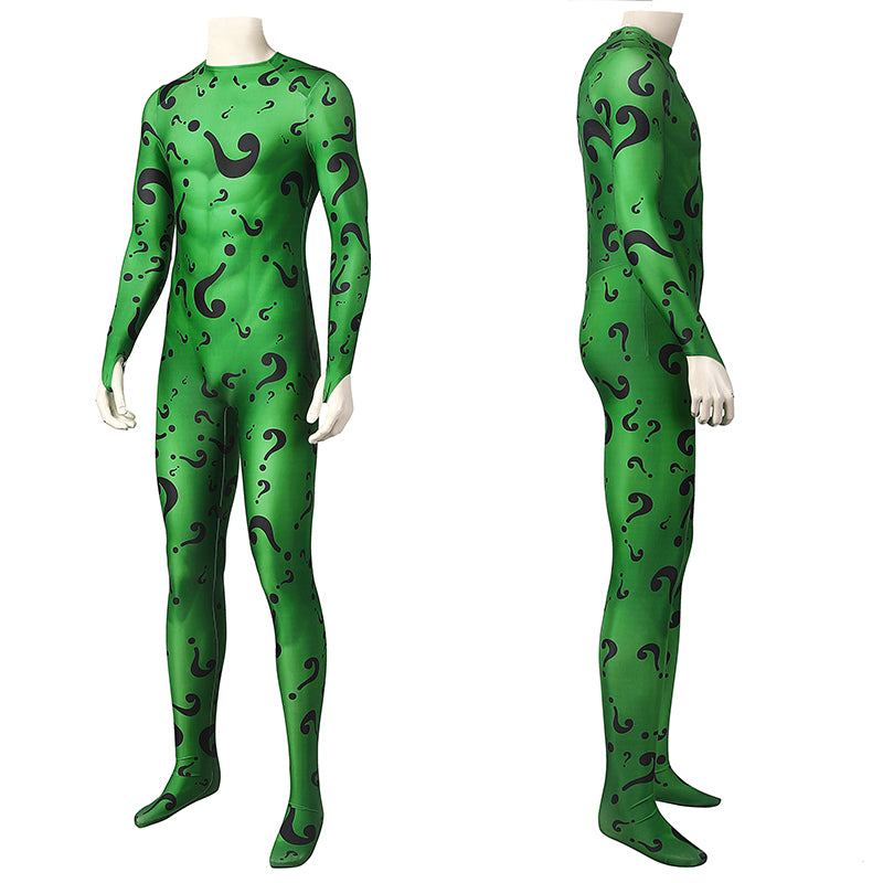 Batman Forever The Riddler Cosplay Costume Jim Carrey Riddler Costume ...