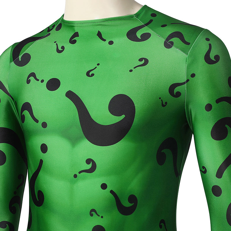 Batman Forever The Riddler Cosplay Costume Jim Carrey Riddler Costume ...