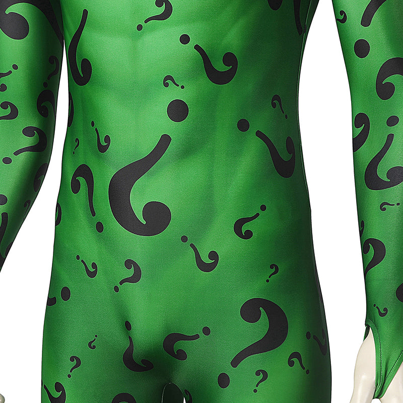 Batman Forever The Riddler Cosplay Costume Jim Carrey Riddler Costume ...