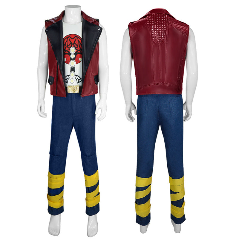 Thor: Love and Thunder Cosplay Costume Thor Punk Vest Full Set