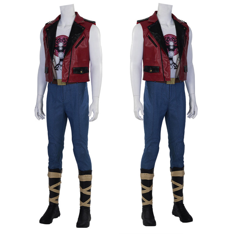 Thor: Love and Thunder Thor Costume Thor Cosplay Daily Suit Shirt Vest Pants