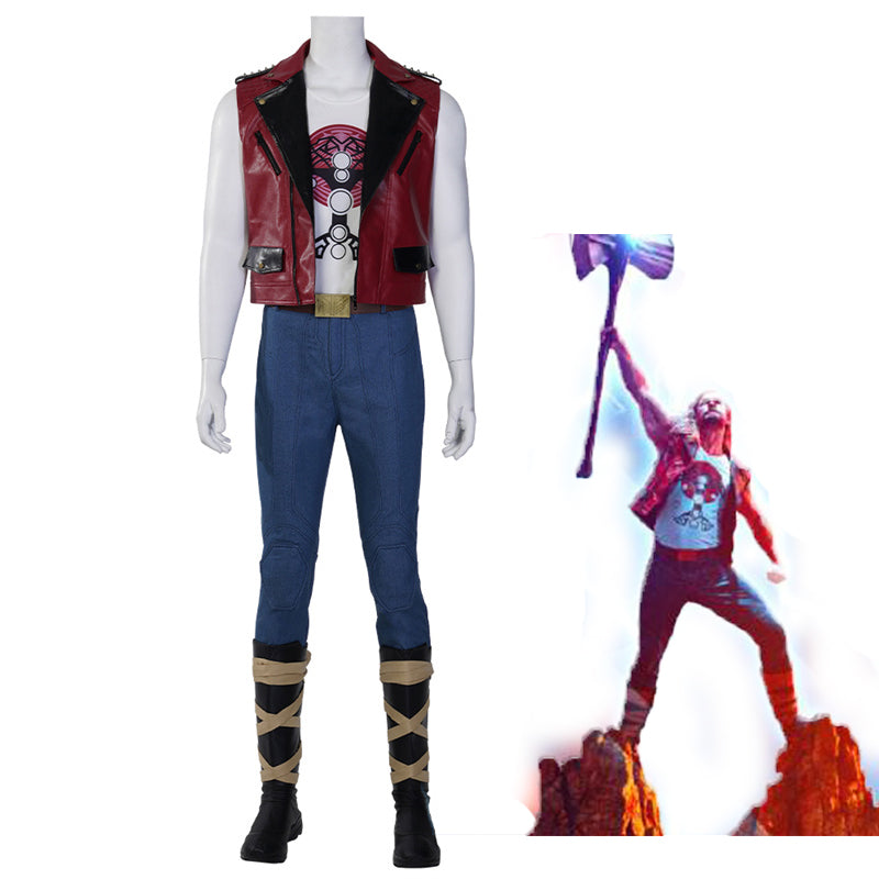Thor Cosplay Costume Shirt Pants Cloak Outfits Halloween Carnival Suit |  eBay