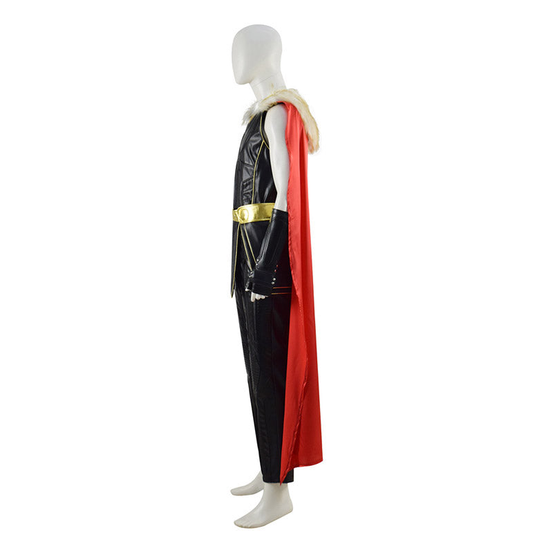 Thor 4: Love and Thunder Cosplay Costume Thor Odinson Black Battle Sui ...