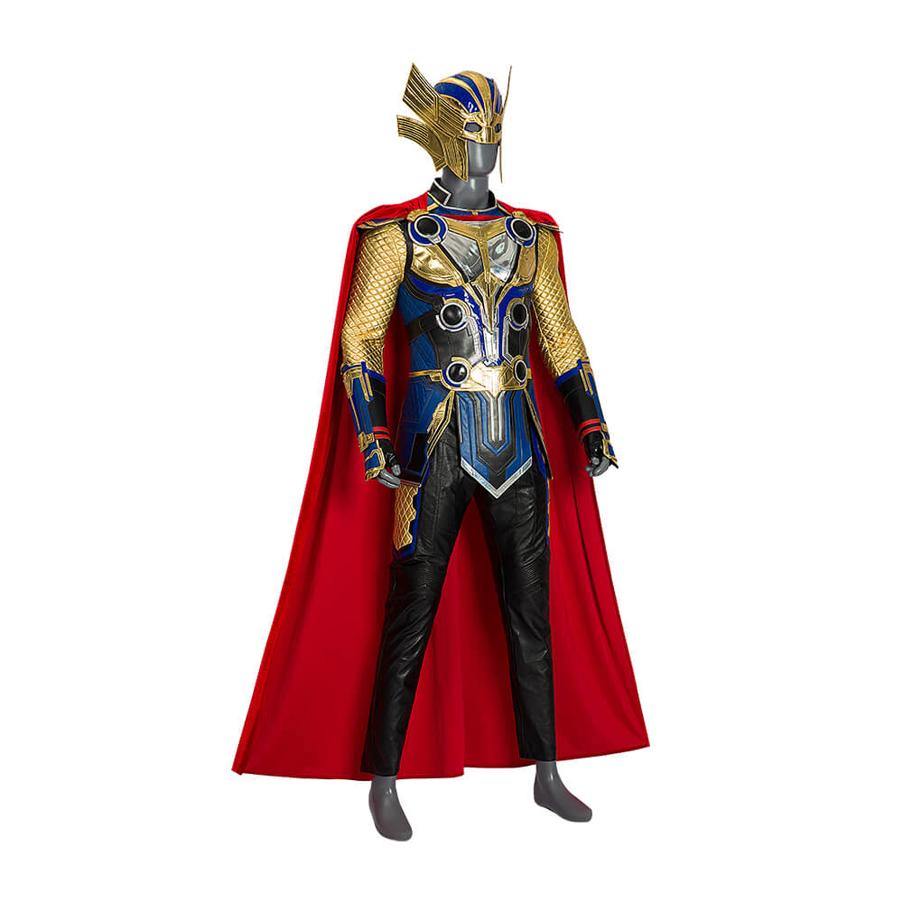 Top Level - Thor Costume Thor Love and Thunder Halloween Cosplay Suit Mask ACcosplay