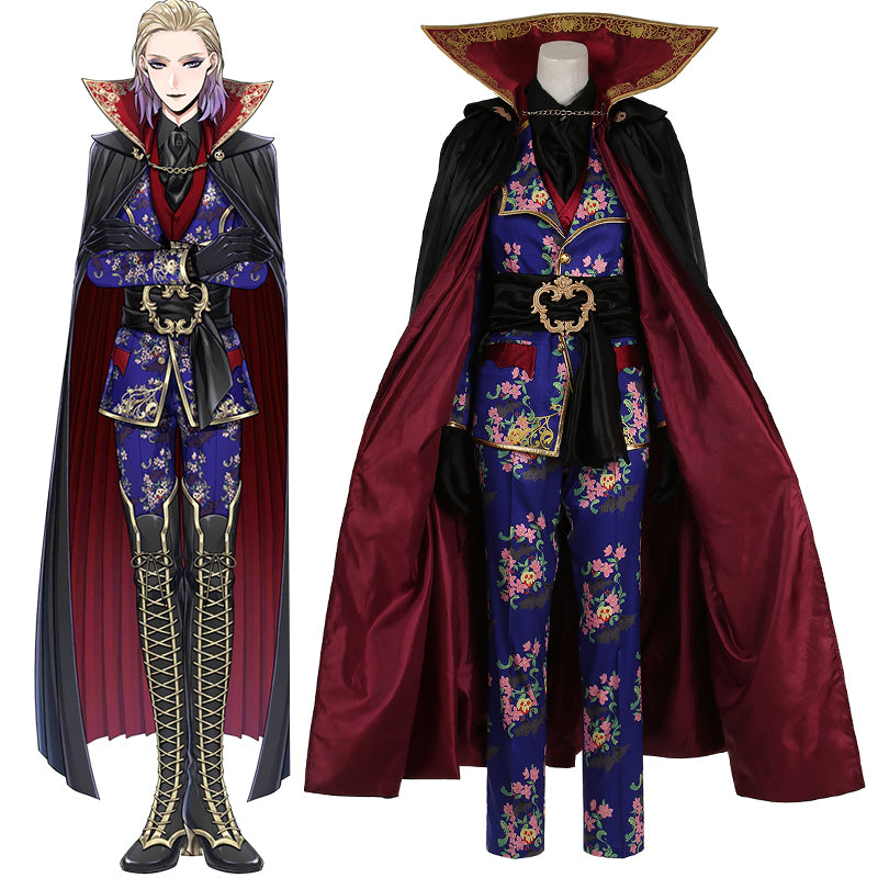 Twisted-Wonderland Cosplay Night Raven College Vil Rook Epel Costume Christmas New Outfit