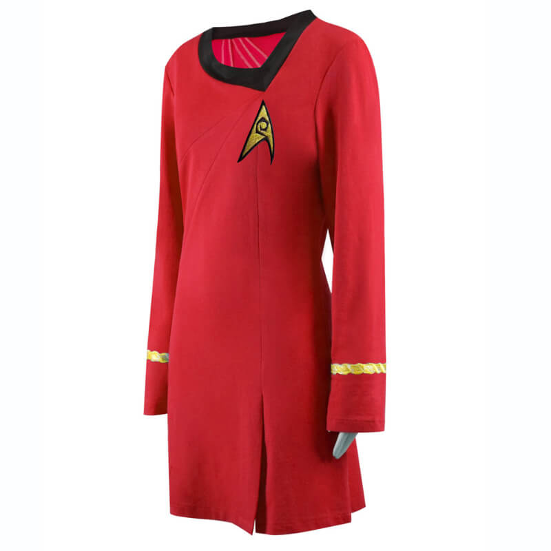 Star Trek Red Dress Classic Deluxe Uhura Dress ACcosplay