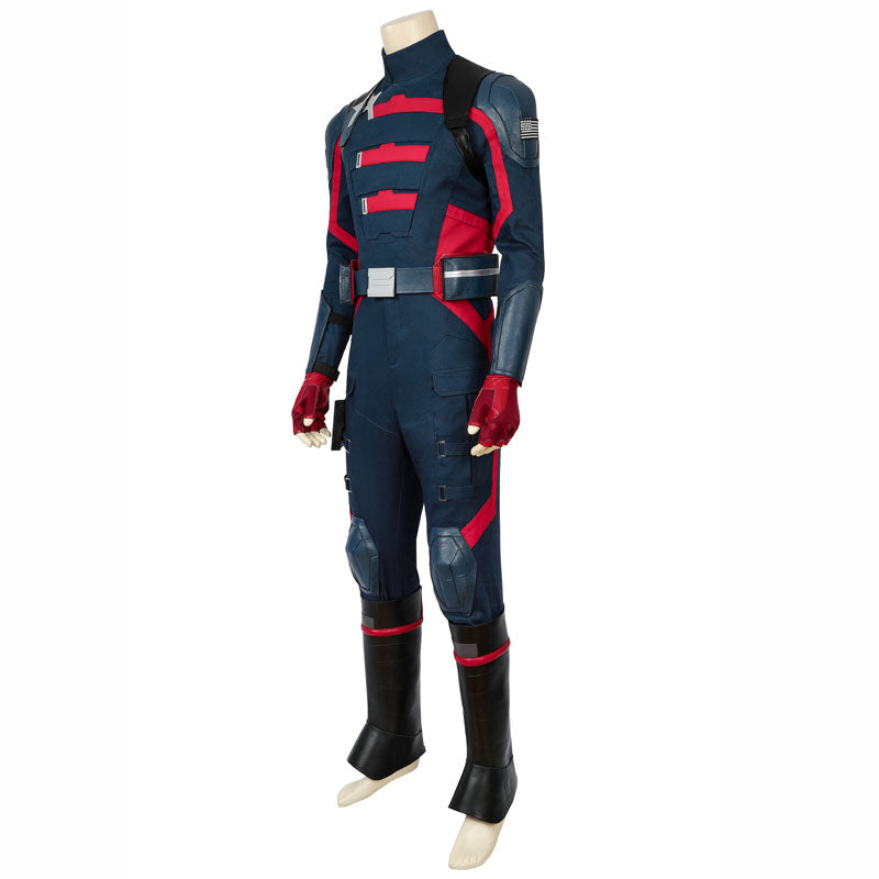John Walker Cosplay Captain America US Agent Costume The Falcon And The Winter  Soldier Outfit