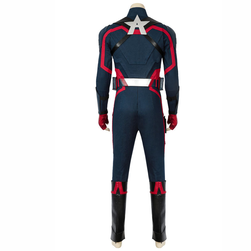 John Walker Cosplay Captain America US Agent Costume The Falcon And The Winter  Soldier Outfit