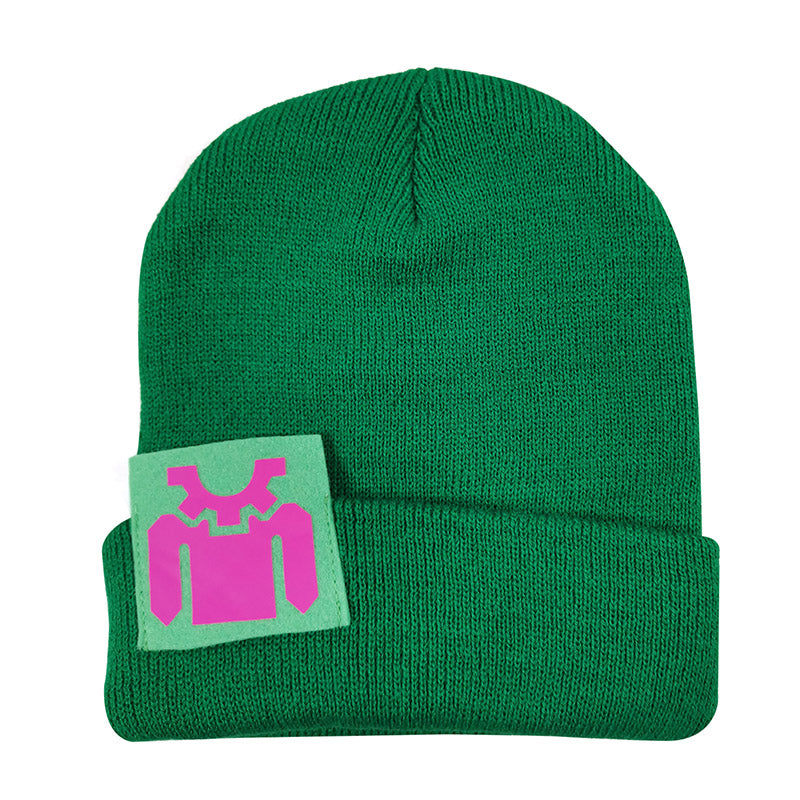 Valorant Killjoy Cosplay Riot Game Knitted Cap Green Hat