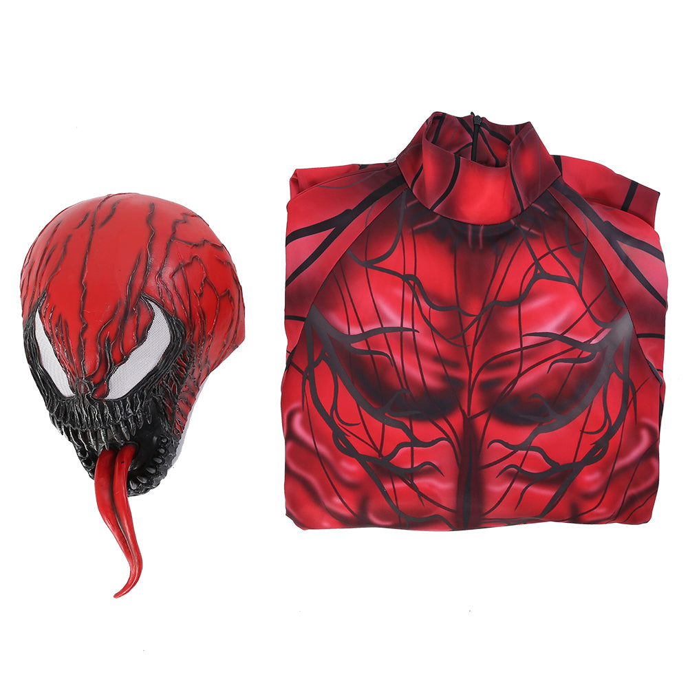Venom 2 Carnage Cosplay Costume Halloween Jumpsuit For Kids Aduilts