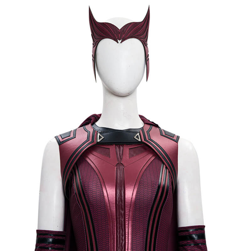 2021 WandaVision New Wanda Cosplay Costume Superheroine Halloween Suit
