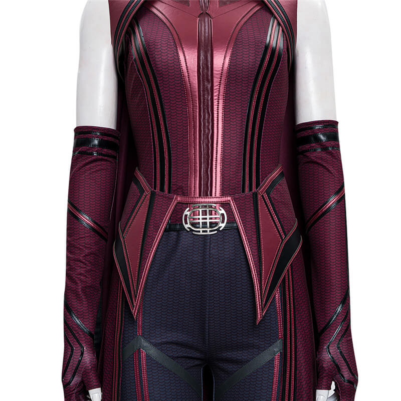 2021 WandaVision New Wanda Cosplay Costume Superheroine Halloween Suit
