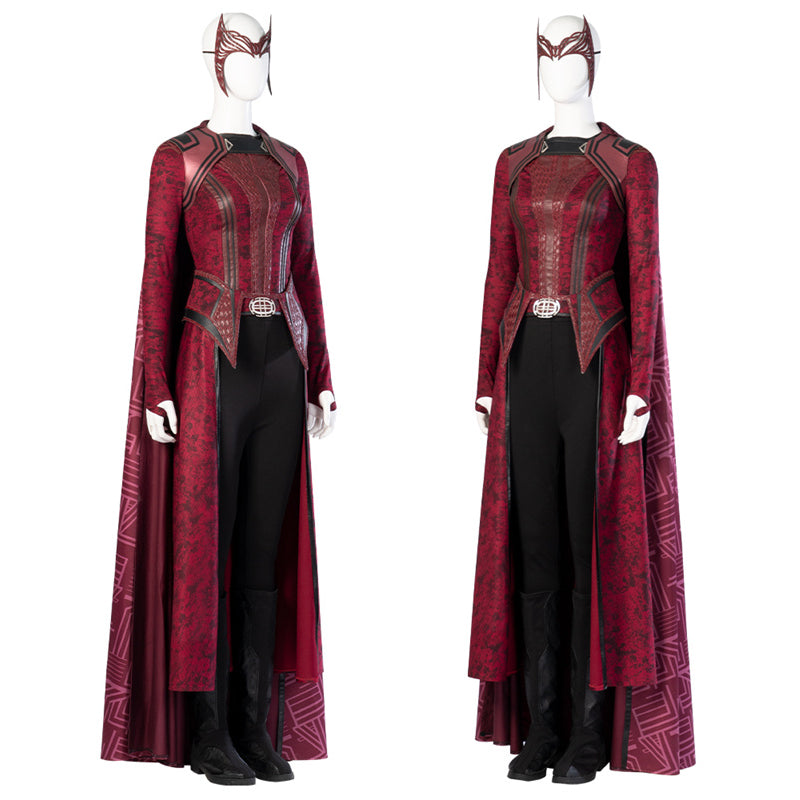Doctor Strange 2 Wanda Maximoff Costume Scarlet Witch Cosplay Halloween Outfit 2022