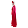 WandaVision Scarlet Witch Halloween Costume Wanda Maximoff Cosplay Red Jumpsuit Bodysuit