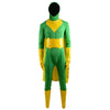 WandaVision Vision Cosplay Costume Green Jumpsuit Bodysuit Cape Full Set outfit For Sale