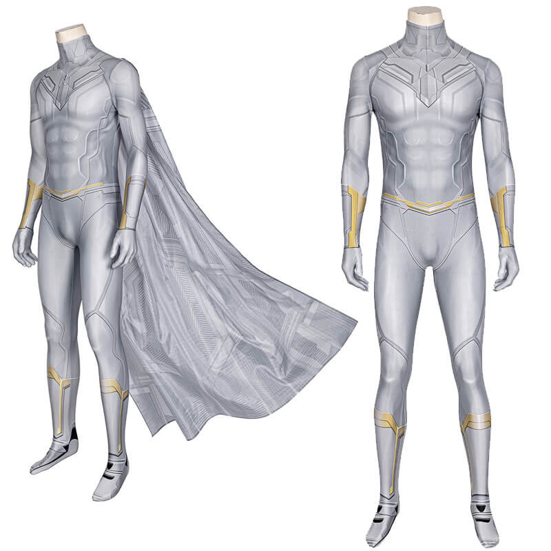 WandaVision Costume White Vision Cosplay Costume Superhero Suit