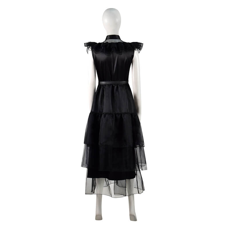 Wednesday Dress 2022 Wednesday Addams Black Dress Wednesday Dance Dress Cosplay Costumes