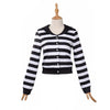 2022 Wednesday Stripe Shirt Wednesday Addams Shirt Cosplay Costumes Halloween Party Suit