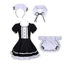 Women Maid Dress Short Sleeve Lolita Dress French Apron Maid Fancy Cosplay Costume