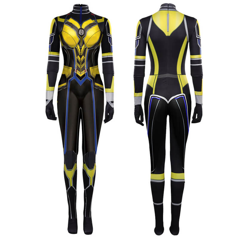 2023 Ant-Man 3 Wasp Bodysuit Women Spandex Jumpsuit Cosplay Costumes 2 Colors
