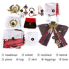 Genshin Impact Yae Miko Cosplay Costume Yae Miko Wig Shoes Anime Game Pink Uniform