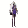 Genshin Impact Yelan Cosplay Costume Gameplay Character Yelan Night Orchid Purple Uniform Halloween Party Suit