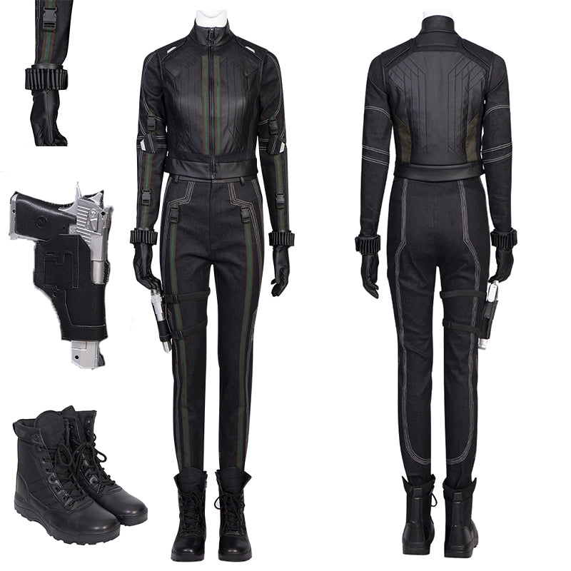 Black Widow And Hawkeye Costumes Yelena Belova Costume Second Generation Black Suit
